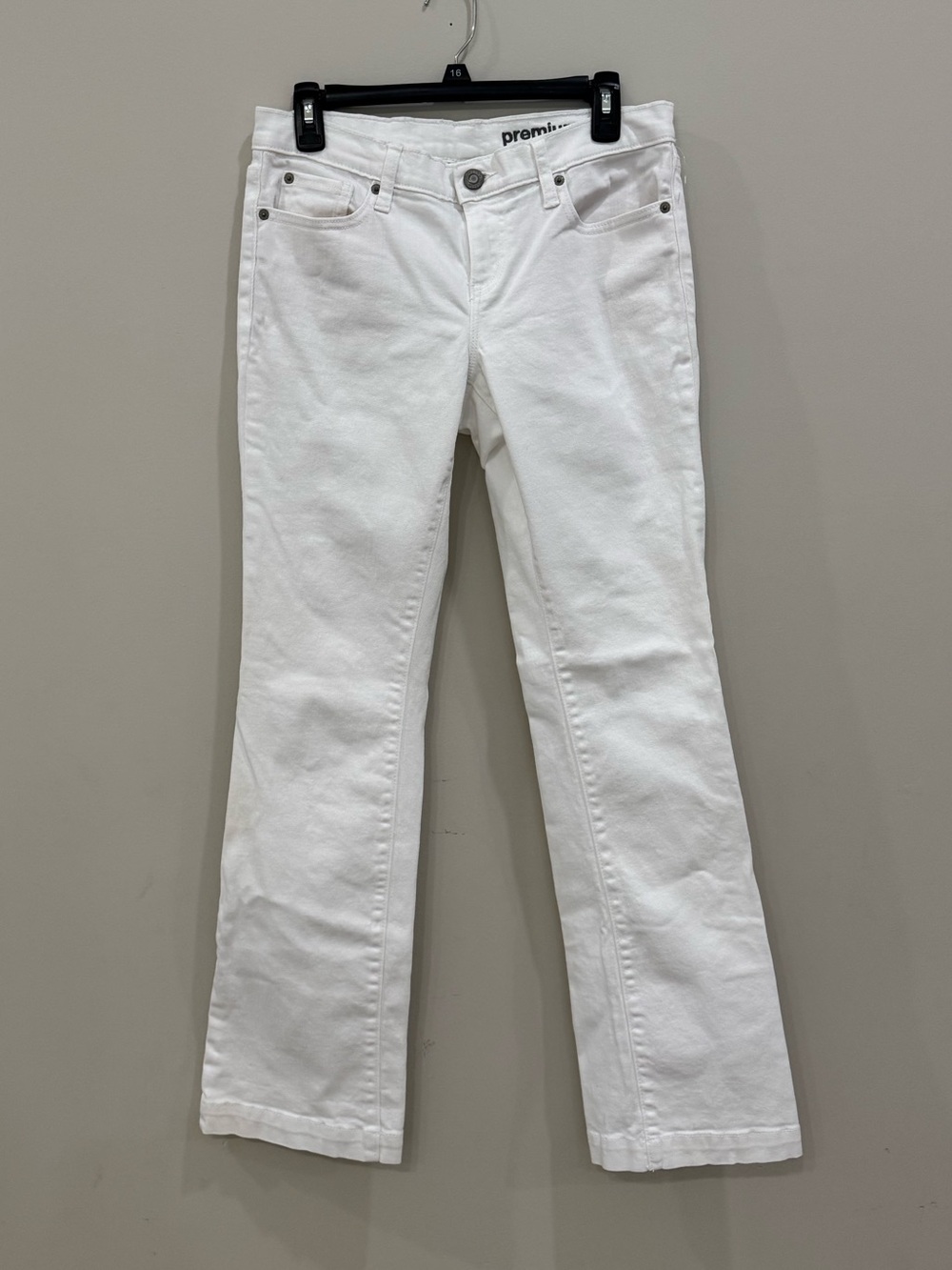 GAP White Long and Lean Straight-Leg Women's Jeans